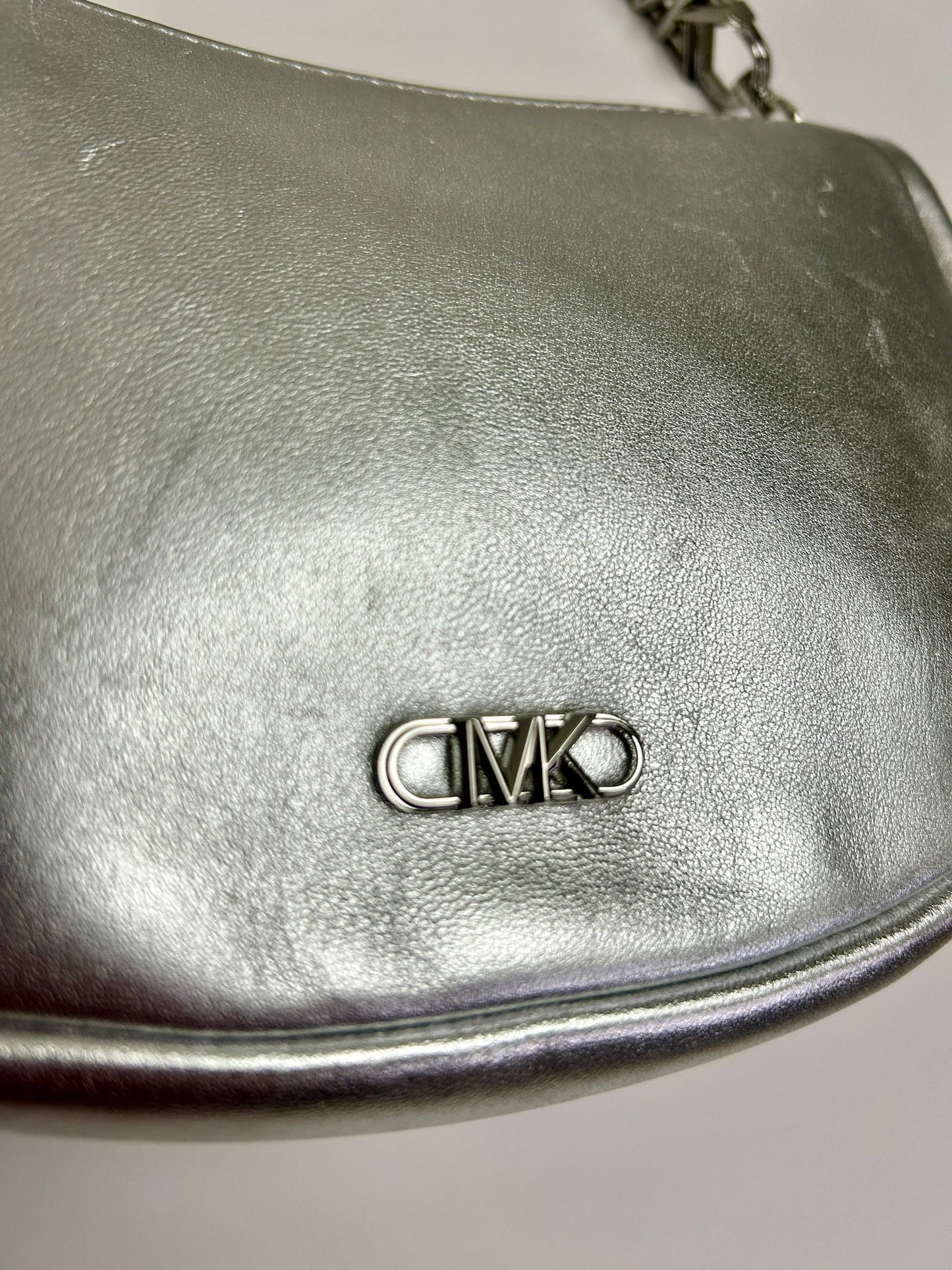 MK Kendall small metallic leather shoulder bag