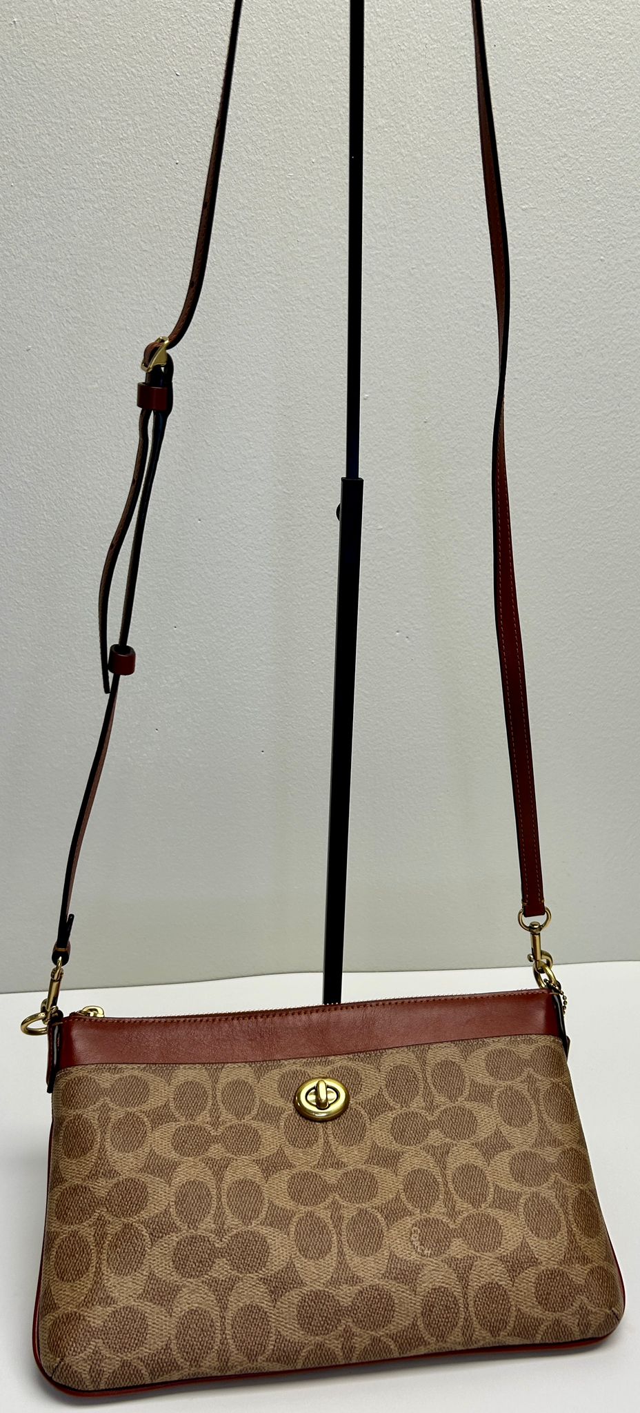 Bolso bandolera de piel Coach Polly