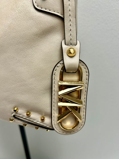 MK Astor Large Studded Leather Shoulder Bag