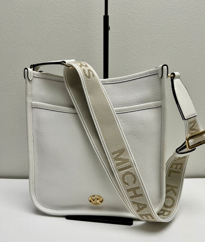 MK Luisa Large Signature Logo Messenger Bag