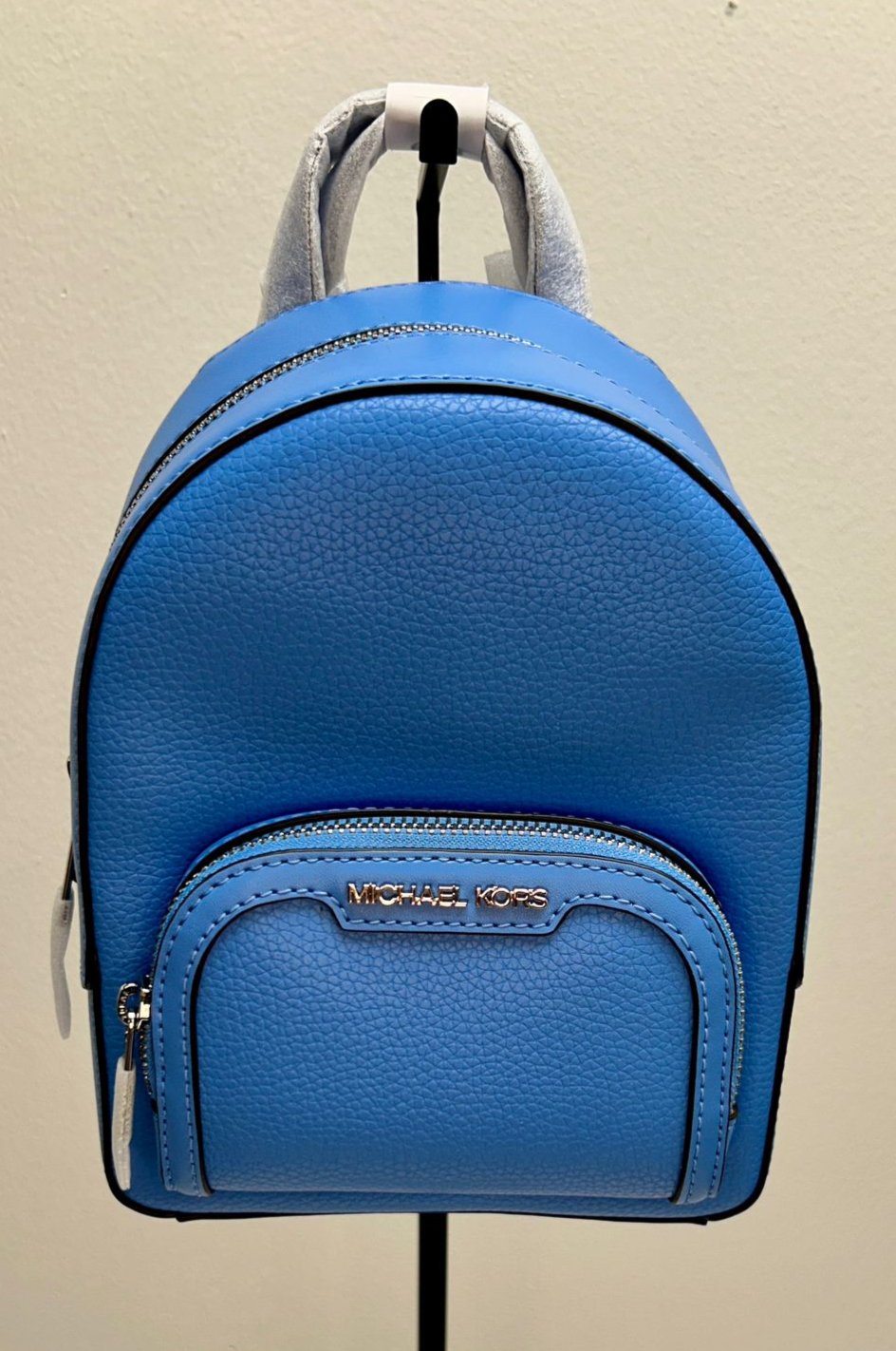 MK Jaycee small Pebbled Leather Backpack