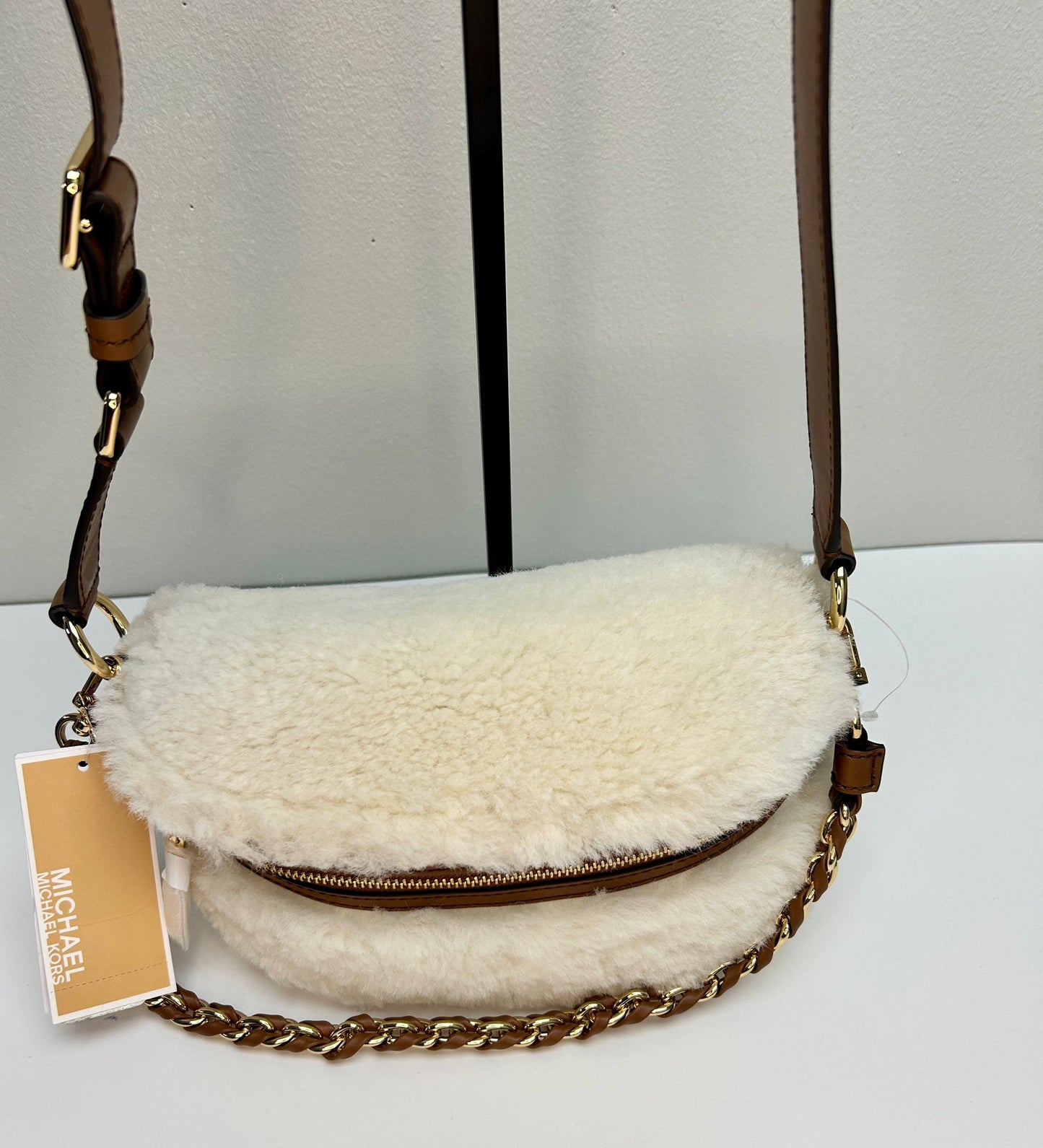 MK Slater Small Shearling Sling Pack