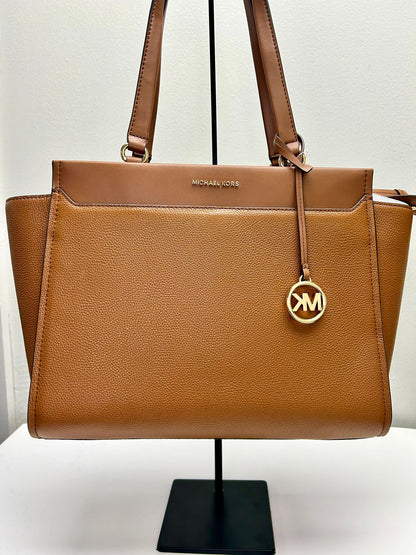 MK Graham Large Leather Top Zip Tote