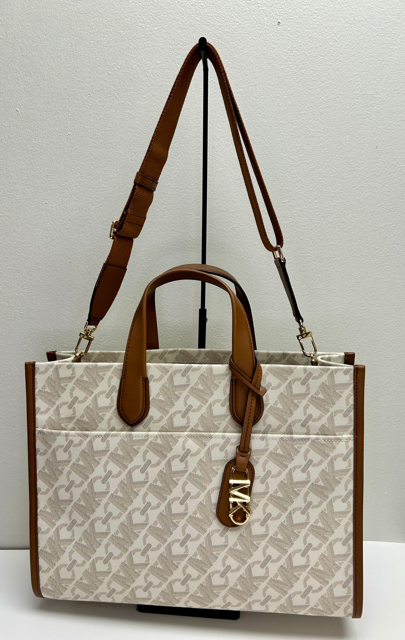 MK Empire Logo Gigi Large Grab Tote