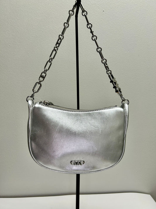 MK  Kendall small metallic leather shoulder bag