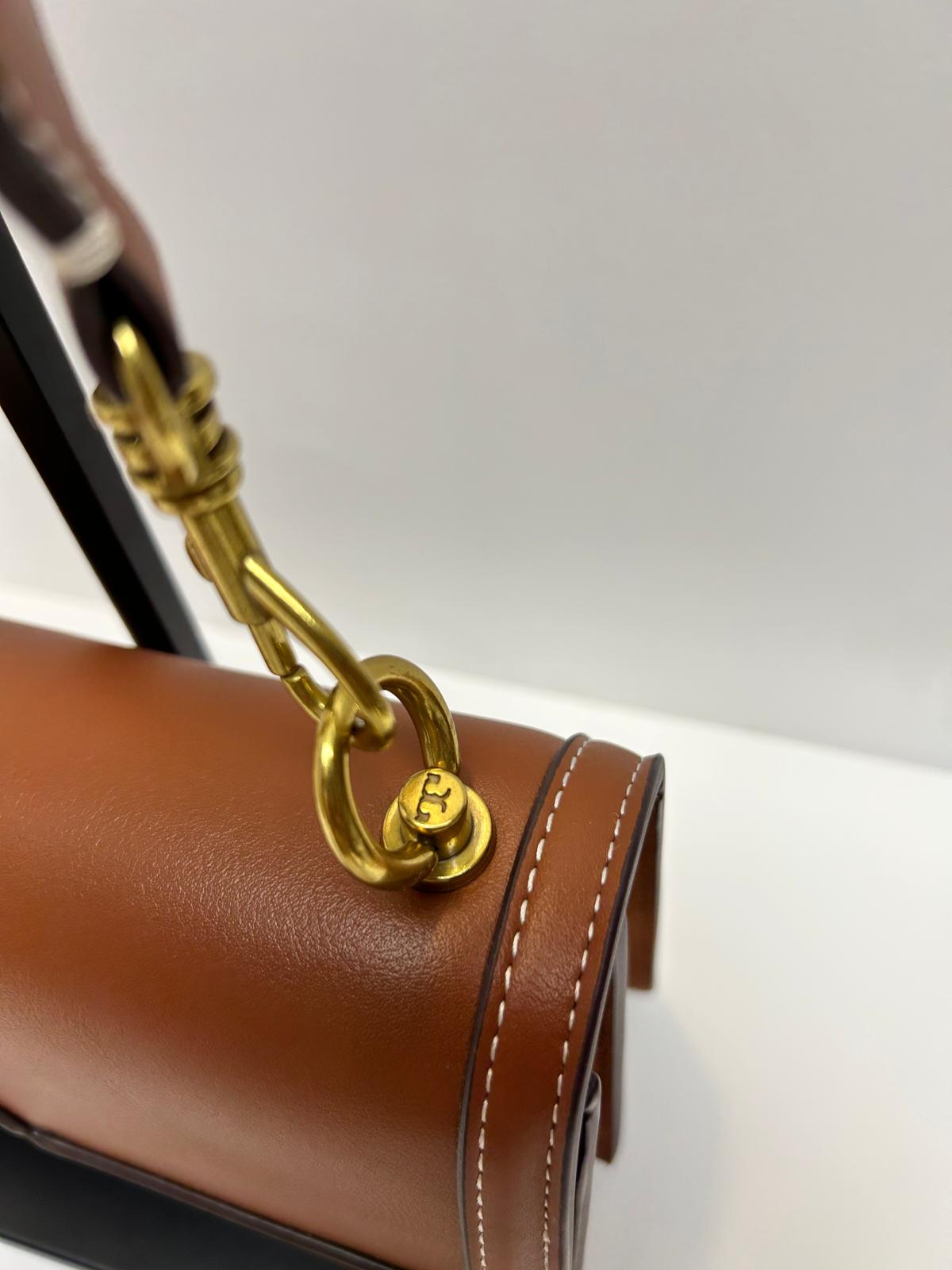 Tory Burch T Monogram Leather Shoulder Bag