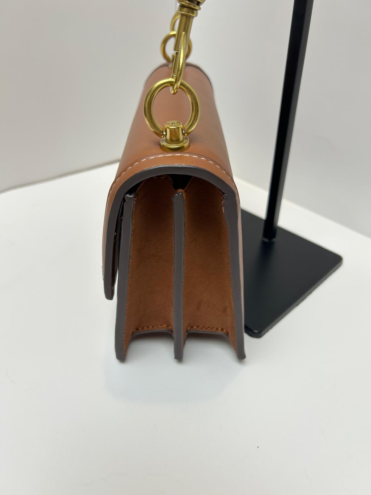 Tory Burch T Monogram Leather Shoulder Bag