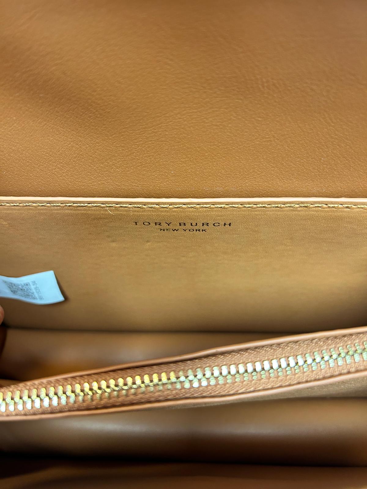 Tory Burch T Monogram Leather Shoulder Bag