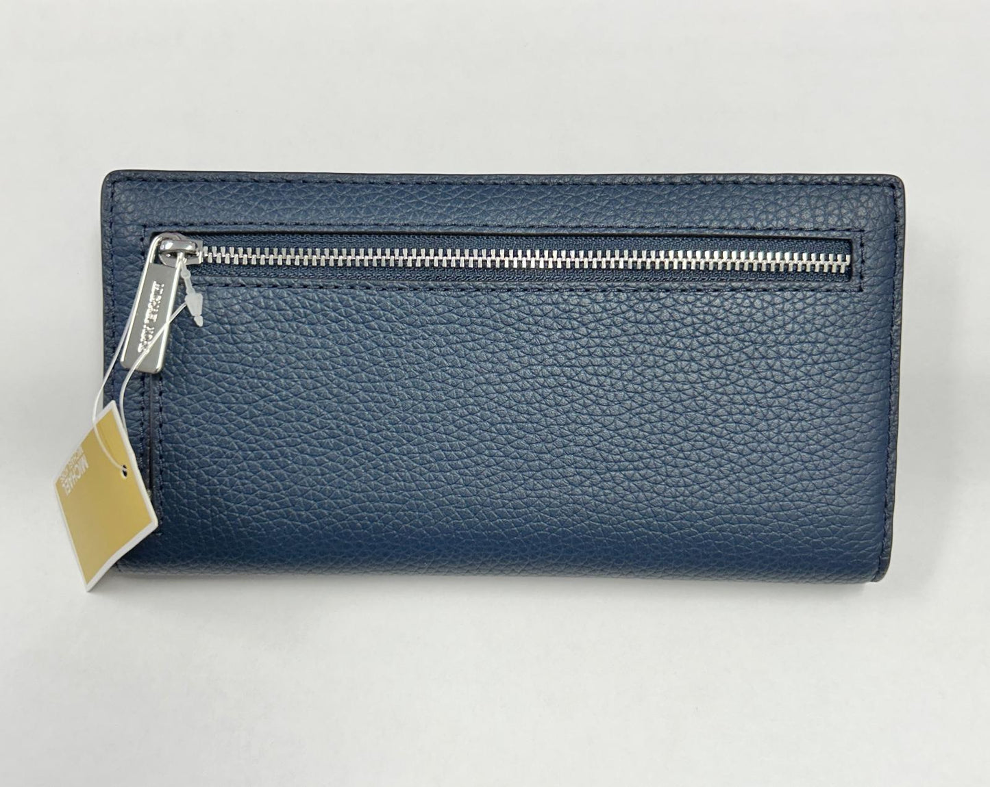 MK NAVY BLUE WALLET 7.5x4" LEATHER