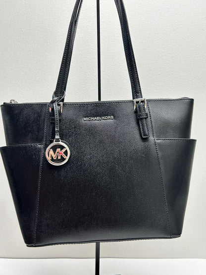 MK  Jet Set East West Top Zip Tote